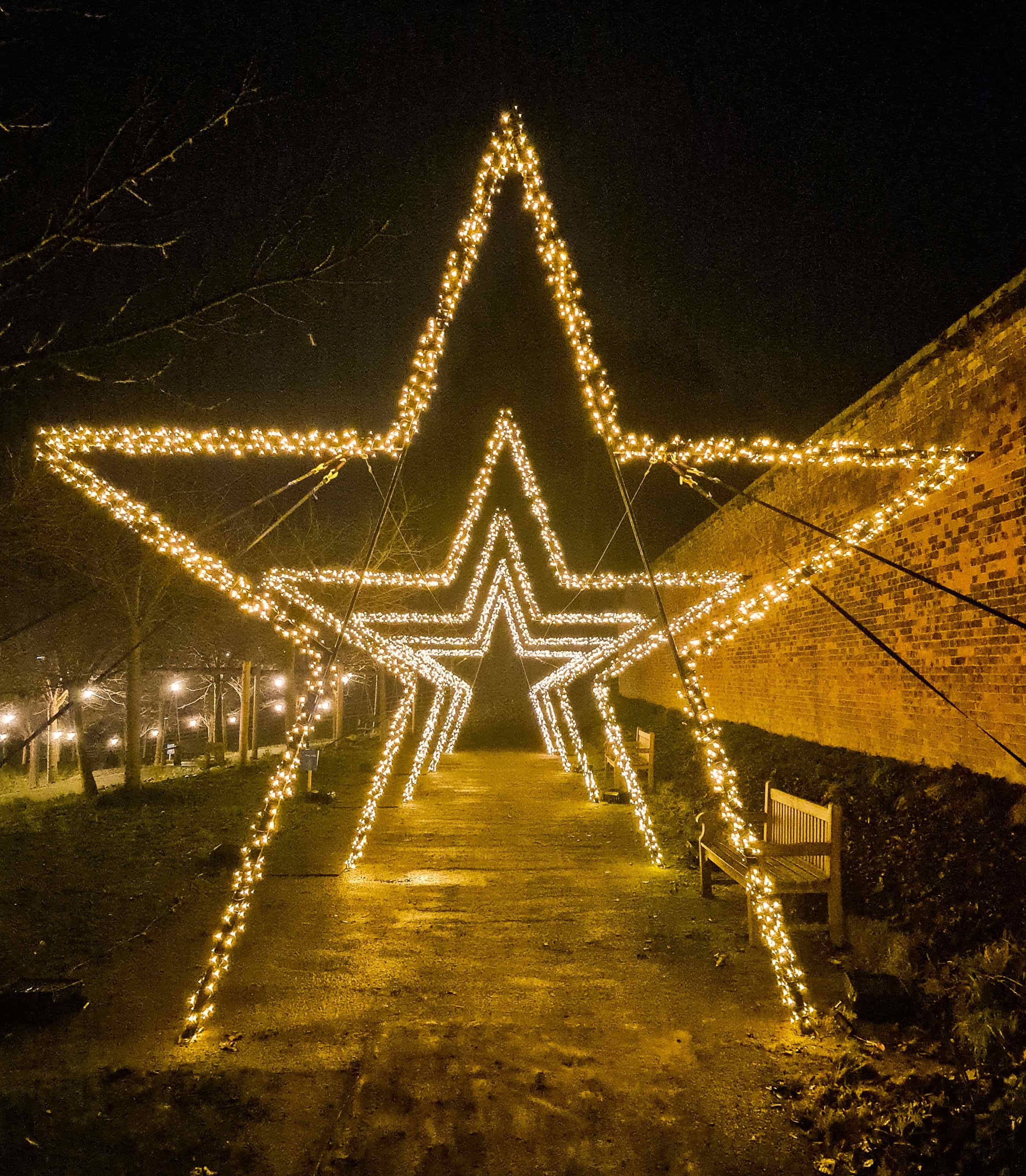 Star Decorations at Alnwick Garden